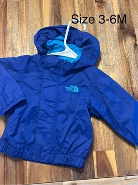 The North Face Toddler Hooded Rain Jacket - Royal Blue